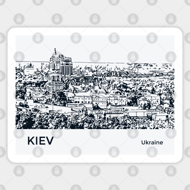 Kiev Ukraine Sticker by Lakeric